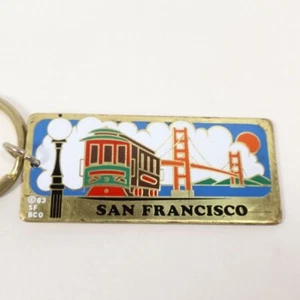Llavero Beverly Vintage San Francisco Golden Gate Bridge Teleférico 1983 SF BCO - Imagen 1 de 7