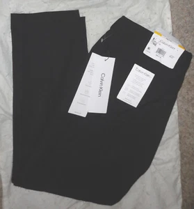 CALVIN KLEIN Mens JAYDEN BLACK SKINNY-FIT DRESS PANTS~Size 36 x 28/29~NEW - Picture 1 of 8