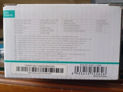 Deepcool CK-11509 COMPACT CPU COOLER - Image 1 of 4