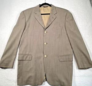 Blazer Dolce & Gabbana Lana Beige 4 Botones Talla 46L EE. UU. o 56L IT Hecho en Italia - Imagen 1 de 13