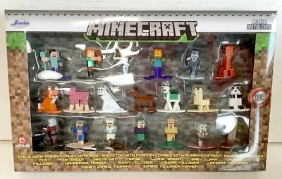 NEW Jada Toys 31431 Minecraft 20-Pack Nano MetalFigs Mini-Figure Wave 3 - Image 1 of 3