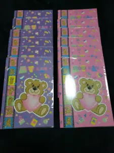Neu versiegelt Vintage Posten von 12 Kinder Stickeralbum von Cute World ANSEHEN! - Bild 1 von 8