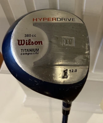 Controlador compuesto de titanio Wilson Hyperdrive 380cc 12* Loft ⛳RH damas grafito Foto 1 de 4