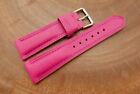 23mm/20mm Pink Genuine EPSOM CALF Skin Leather Watch Strap Band