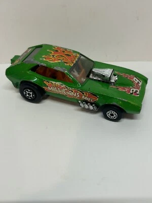 Coche de arrastre vintage Matchbox Super Kings verde Ford Pinto Milligan's Mill 1972 Foto 1 de 4