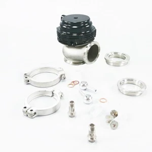 Universal MVS VBand Flange 38mm Turbo Manifold External Exhaust Wastegate Black - Bild 1 von 4