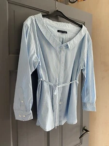 FRENCH CONNECTION Cotton TOP BLOUSE SHIRT L - Picture 1 of 5