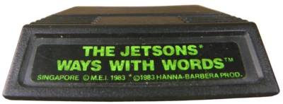 The Jetson’s Ways With Words Intellivision Video Game Cartridge 1983 ~ Works - Image 1 of 4