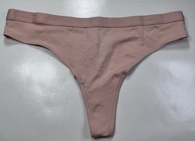 Commando Pima Cotton Thong Underwear Apricot - Image 1 of 4