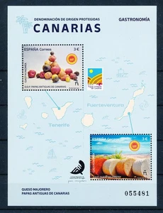 LS57922 Spain 2023 cheese gastronomy food good sheet MNH - Picture 1 of 1