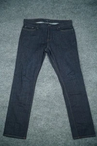 Five Four Jeans Mens 38 Blue Dark Wash Alderson Slim Straight Stretch Denim - Picture 1 of 14