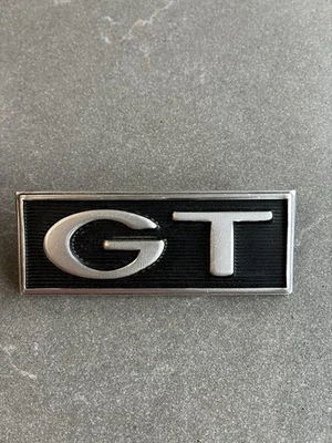 Ford Mustang GT 1967 1968 Mercury Cougar Cyclone GT EMBLEMA GUARDABARROS, raro Foto 1 de 4