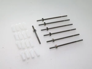 ASC7003 TEAM ASSOCIATED RC10T CLIFF LETT VINTAGE TRUCK TITANIUM TURNBUCKLES SET - Picture 1 of 1