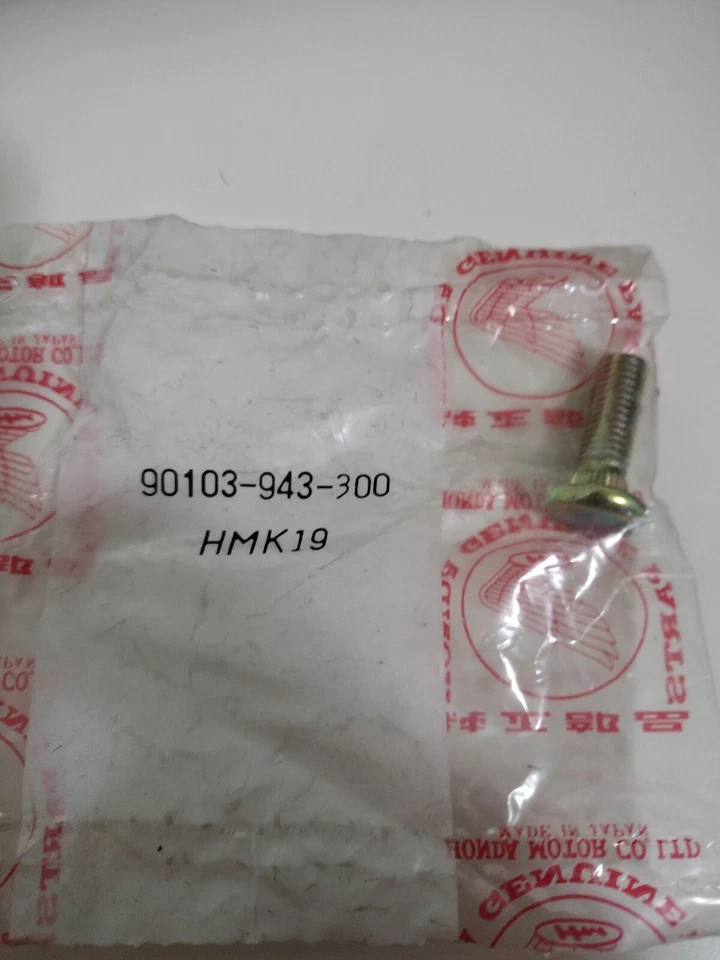 Perno de gancho Honda 90103-943-300 8x25 ATC200M ATC125M ATC110 ATC200 ATC185 ATV NOS Foto 1 de 1