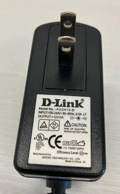 Original D-Link Model No. AG2412-B Power Supply AC Adapter  - Tested Working - Image 1 of 4