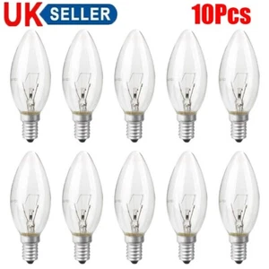 E14 Candle Bulb 42w (=60w) SES Incandescent Filament Screw Cap Fitting 10 Pack - Picture 1 of 1