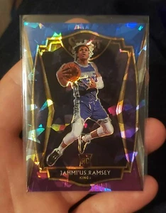 2020-21 Panini Select JAHMIUS RAMSEY CRACKED ICE Green White Purple #200 ROOKIE - Picture 1 of 10