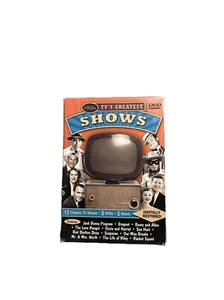 1950s TVs GREATEST SHOWS - 12 Classics on 3 DVDs BOXSET - DRAGNET, SEA HUNT - Picture 1 of 3