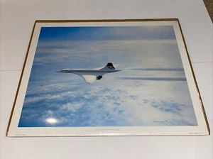 British Airlines Concorde Abany House Print Coulson. Rare New Sealed 1984 - Picture 1 of 4