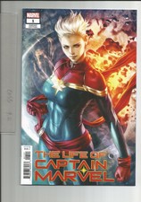 LIFE OF CAPTAIN MARVEL #1, Artgerm Variant Cover, Marvel Comics 7/2018