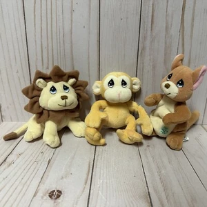 Precious Moments Luv N Care Plush Little Friends Lot Safari Lion Monkey Kangaroo - Picture 1 of 8