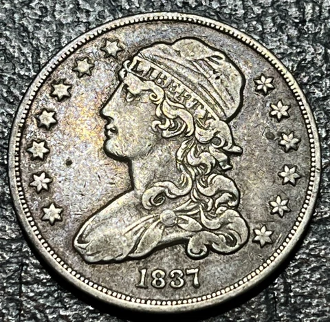 1837 Bust Quarter. Higher Grade Better Date Cover