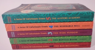 5 Book Paperback Lot - A Series of Unfortunate Events Lemony Snicket  # 1-5 - Image 1 of 4