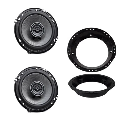 METRA/KENWOOD Kenwood Speakers 6.5" 2Way 320W for Harley Davidson 1998-13 FL models w/fairings