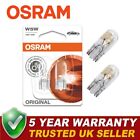 2x Osram 501 W5W Front Sidelight Bulb For NISSAN Primera Est 08/02 - 03/06