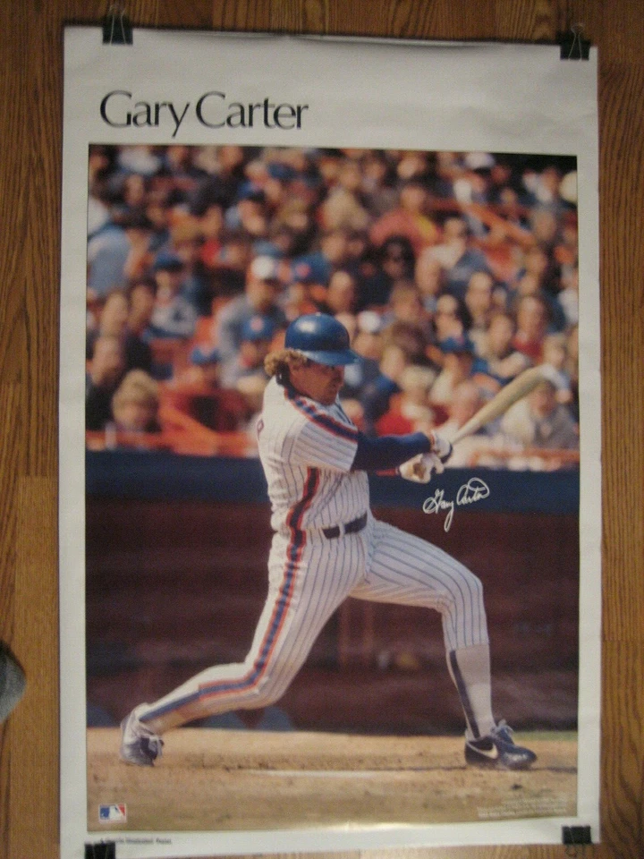 Gary Carter 1985 Sports Illustrated Poster New York Mets SHIPPING IS FREE - Image 1 of 1
