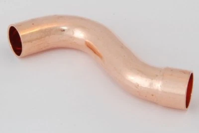 KUPFERKING 2x Kupferfitting Überbogen 15 mm / 5086 i/a Lötfitting copper fitting CU