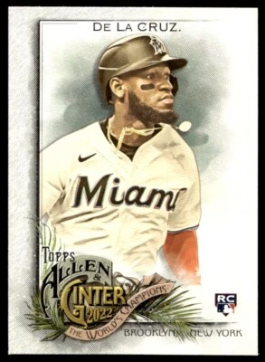 2022 Topps Allen & Ginter Bryan De La Cruz RC Miami Marlins #71 - Image 1 of 2