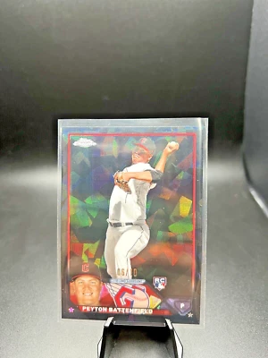 2023 Topps Chrome Update Sapphire Peyton Battenfield Black 06/10 Guardians - Image 1 of 2