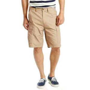 Levi's Carrier Loose Fit 9.5" Non Stretch Beige Mens Size 32 Cargo Shorts NWT - Picture 1 of 7