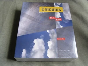 CALCULUS EINZELNE VARIABLE + MULTIVARIABLES SET LEER KRANTZ + ZUGANGSCODE-PAKET - Bild 1 von 8