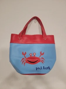 Paul Frank Purse Leather Crap Small Tote Rare - Picture 1 of 5