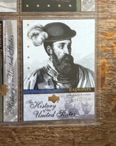 EXPLORERS- COMPLETE 10 INSERT SET 2004 UD The History of United States - Picture 1 of 4