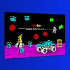 Lunar Jetman Sinclair ZX Spectrum Retro Gra komputerowa A3 Druk