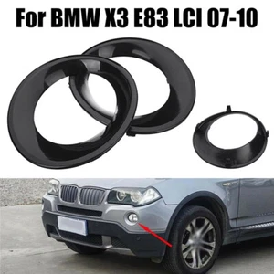 2pcs Fog Light Lamp Cover Trim Primed 51113423789 for BMW X3 E83 LCI 2007-2010 - Imagen 1 de 8
