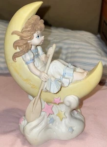 Vintage 1989 Sweet Dreams "Janice Mary Dream Boat" Hand Painted Figurine USA - Picture 1 of 8