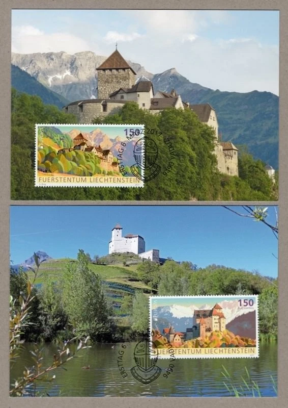 Liechtenstein 2017 Europa Cept architecture FDC - Image 1 of 1