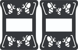 Tail Light Covers Honey Bees for Jeep Wrangler JL LED - Picture 1 of 3