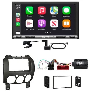 Sony XAV-AX3250 CarPlay Android Auto DAB Einbauset für Mazda 2 2008-2014 - Bild 1 von 1