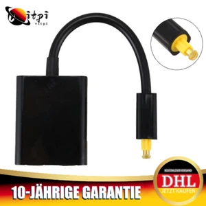 Digital Optischer Optisches Audiokabel Adapter Splitter 1 in 2 Out Für TV DVD - Bild 1 von 10