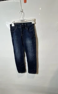 Gap Kids Blue Regular Stretch Slim Fit Denim Straight Leg Jeans Pants Size 7 - Picture 1 of 5