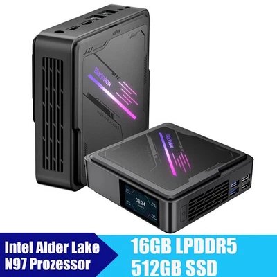 Blackview Mini PC MP90 Intel N97 16GB 512GB SSD 4K UHD Mini Desktop PC Win 11 DE