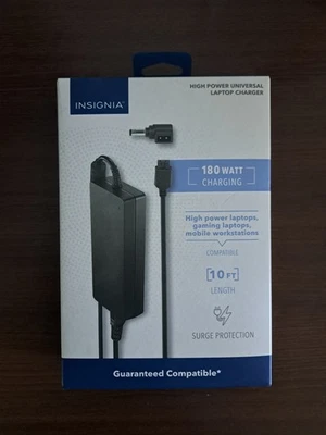 Insignia 180W High Power Universal Laptop Charger NS-PWL9180 - Image 1 of 3