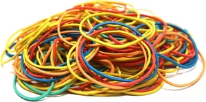 Farbige Gummibänder Gummibänder Einheitsgröße Wiederverschließbar Tube 100g sortiert - Bild 1 von 5