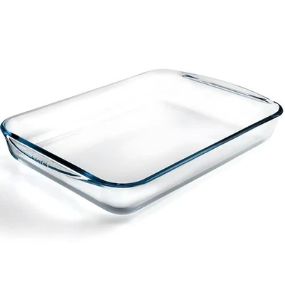 Pyrex Essentials Rectangular Roaster 40 x 20cm Glass Oven Dish Baking Lasagne - Image 1 of 4