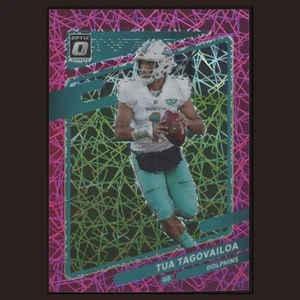 Tua Tagovailoa /79 #60 2021 Panini Donruss Optic Pink Velocity Prizm Dolphins - Picture 1 of 4